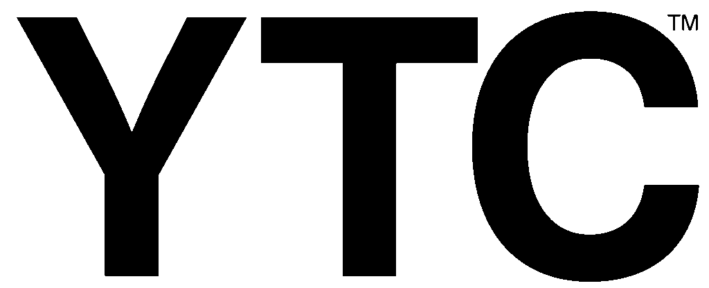 Letters YTC in Black